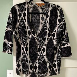 Tory Burch Ikat print cardigan